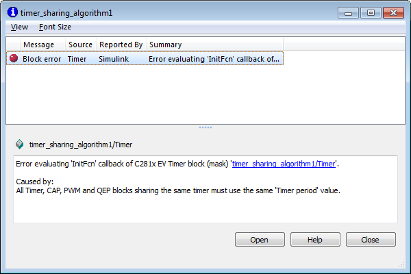 Timer sharing algorithm