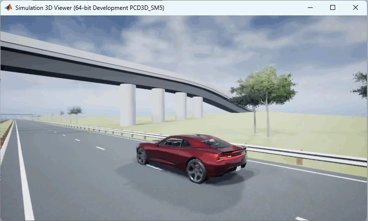 Simulate Virtual Vehicle During Braking Maneuver on Highway