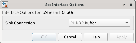 rxStreamTDataOut interface options
