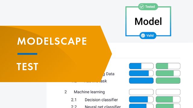 Manage testing and validating models with Modelscape Test.