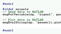 Call MATLAB from C, C++ or Fortran code using the MATLAB Engine Library.