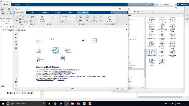 Simulink and Simscape are introduced by modeling the drawworks and mass assembly. SOLIDWORKS assemblies are imported into Simulink. Simscape Electrical is introduced by modeling  in the electrical domain.