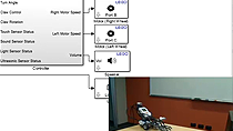 Découvrez comment installer le Simulink Support Package pour LEGO Mindstorms NXT. Implémentez et testez un algorithme de détection d’obstacles sur le LEGO Mindstorms NXT.