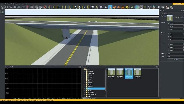 Learn how to create bridges in RoadRunner interactive editing software.