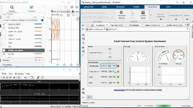 Generate C and C++ code from Simulink and Stateflow models using Simulink Coder.